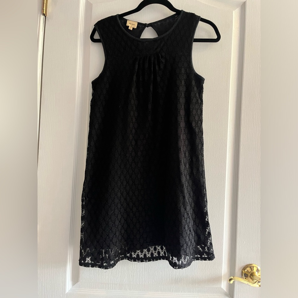 Ella Moss Black Flower Dress